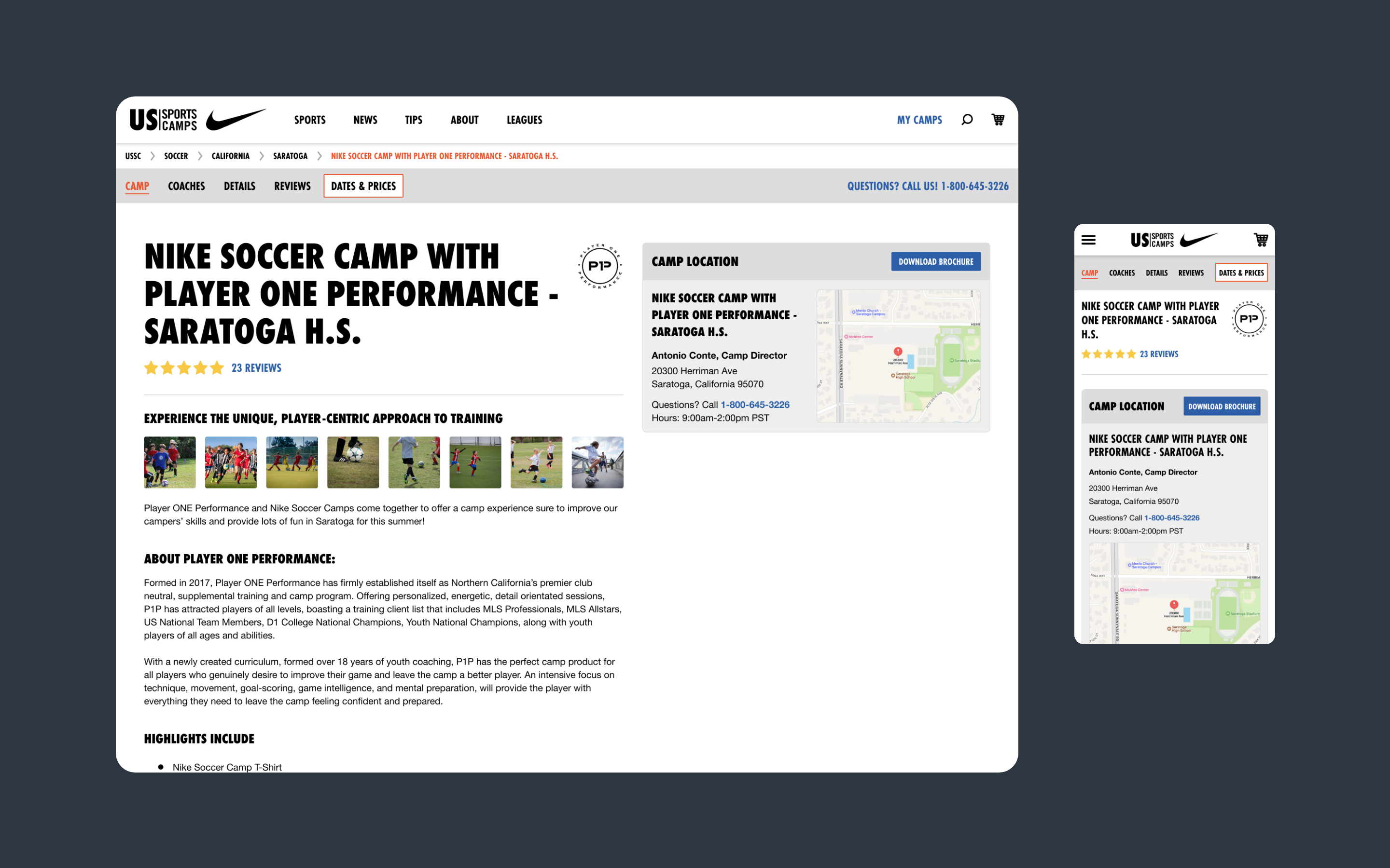Nike US Sports Camps — outcome